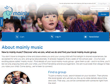 Tablet Screenshot of mainlymusic.org